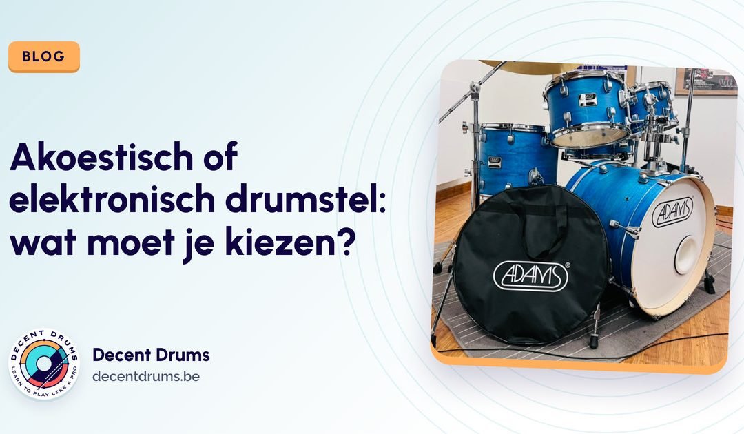 Akoestisch of elektronisch drumstel: wat moet je kiezen?