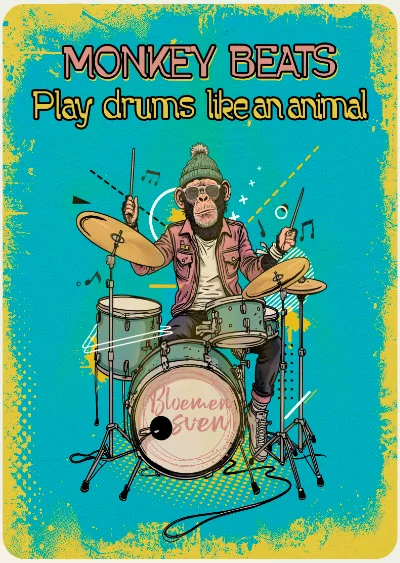 Cover van Monkey Beats, het drumboek